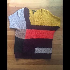 BCBG Maxazria dolman sleeve vibrant sweater